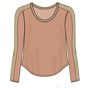 Fashion sewing patterns for LADIES T-Shirts T-Shirt 4694